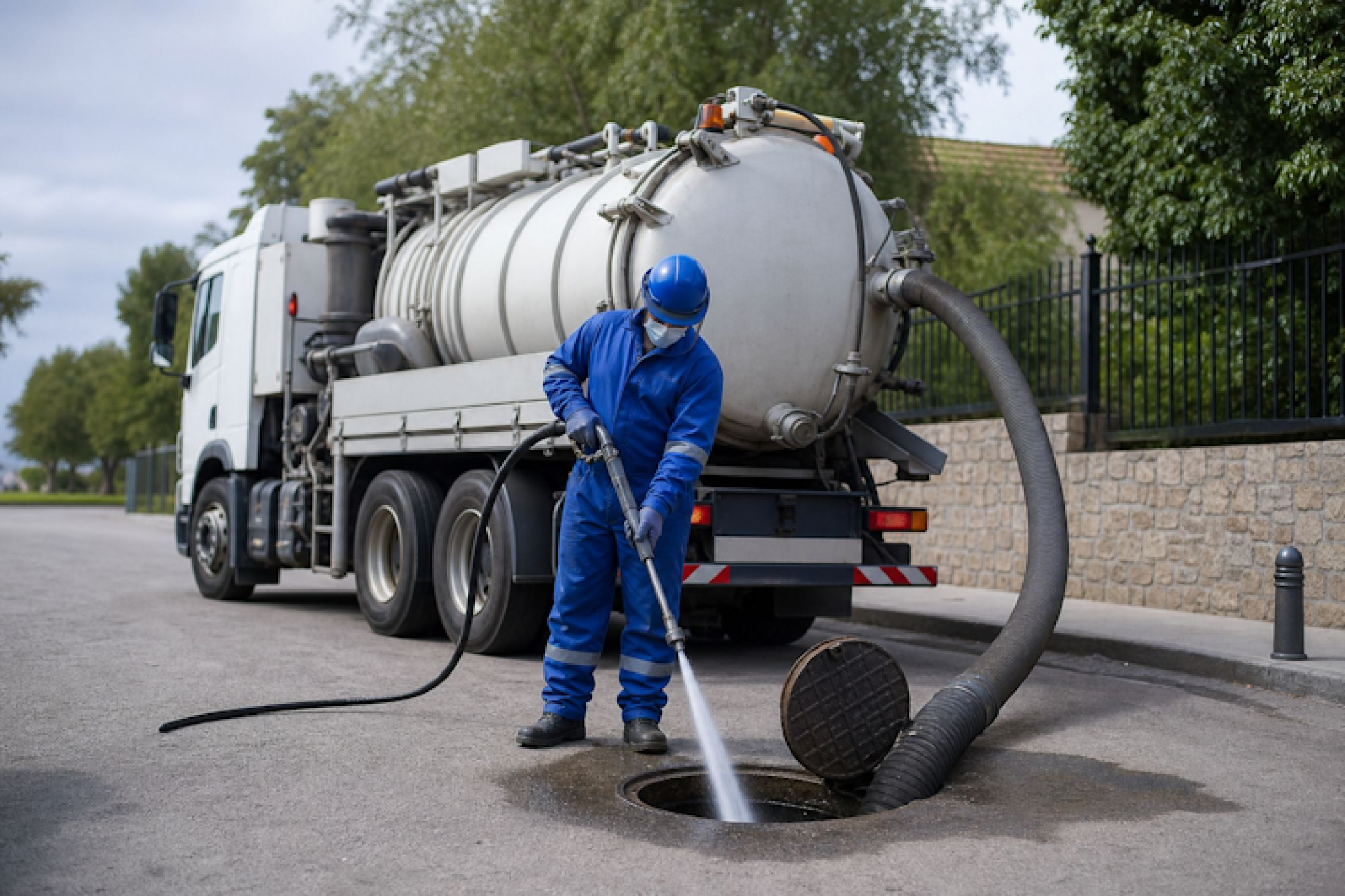 Limpieza con Hidrojet de sanitarios y alcantarillados